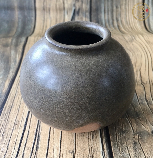 古玩陶瓷洪塘窯茶入真品鑒賞圖