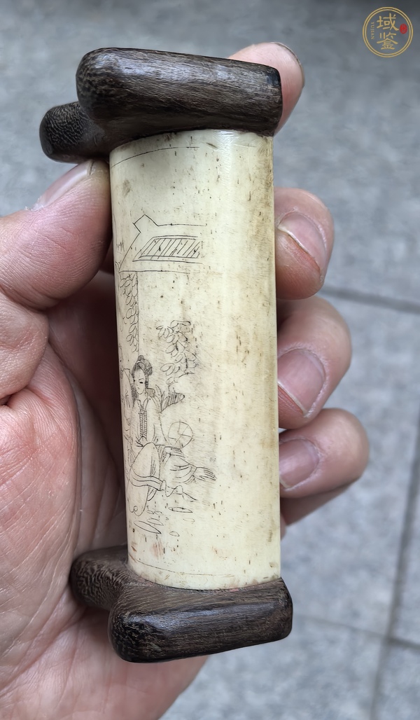 古玩雜項脈枕真品鑒賞圖