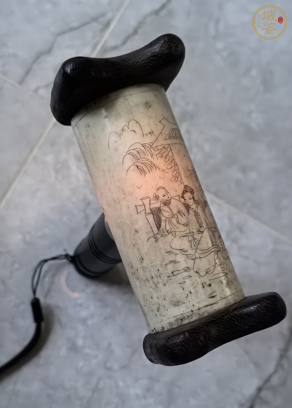 古玩雜項脈枕真品鑒賞圖