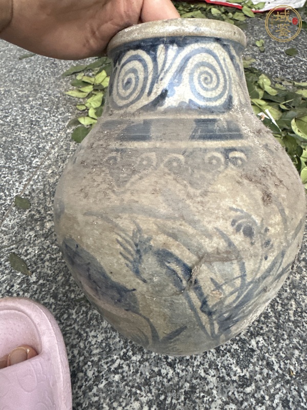 古玩陶瓷青花罐真品鑒賞圖