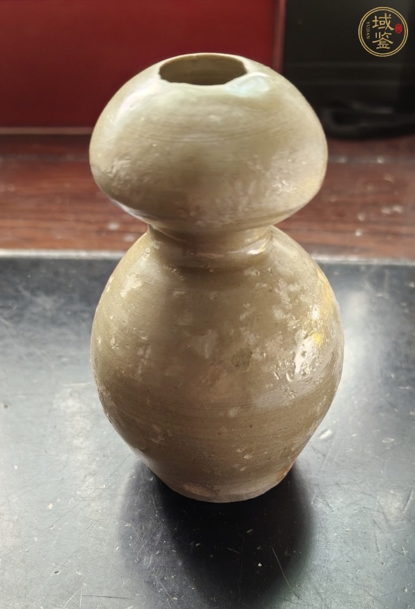 古玩陶瓷青釉葫蘆瓶真品鑒賞圖