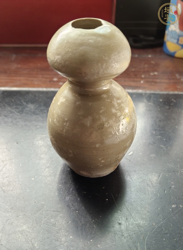 古玩陶瓷青釉葫蘆瓶真品鑒賞圖