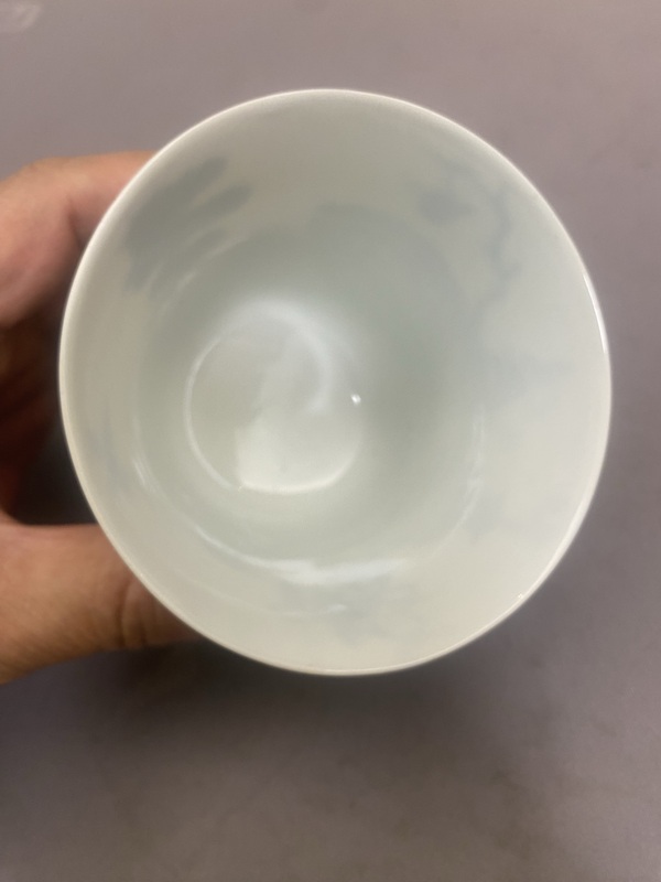 古玩陶瓷青花仙人乘槎圖蓋碗（附保真卡）拍賣，當前價格15820元