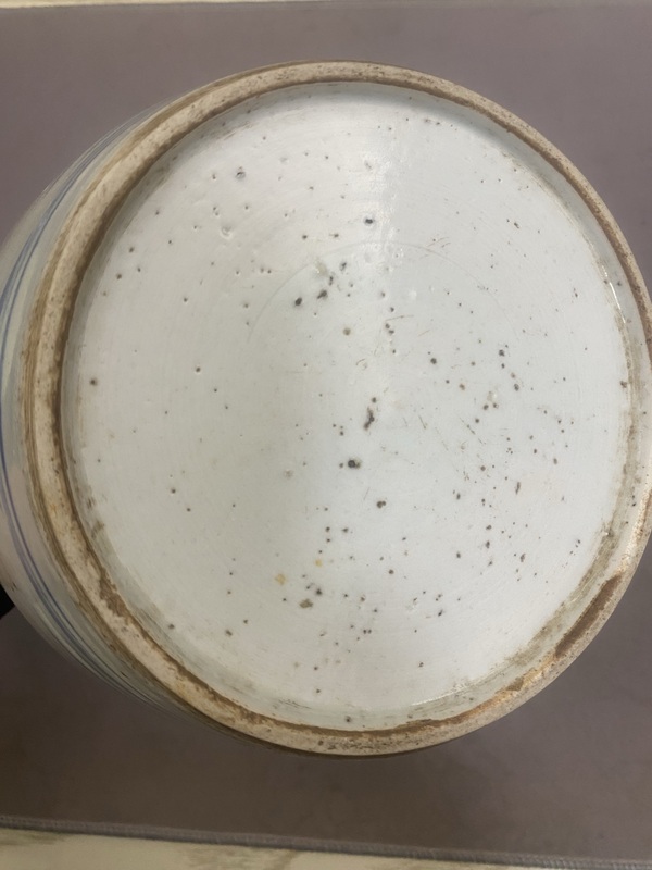 古玩陶瓷青花山水人物罐拍賣,當前價格1650元