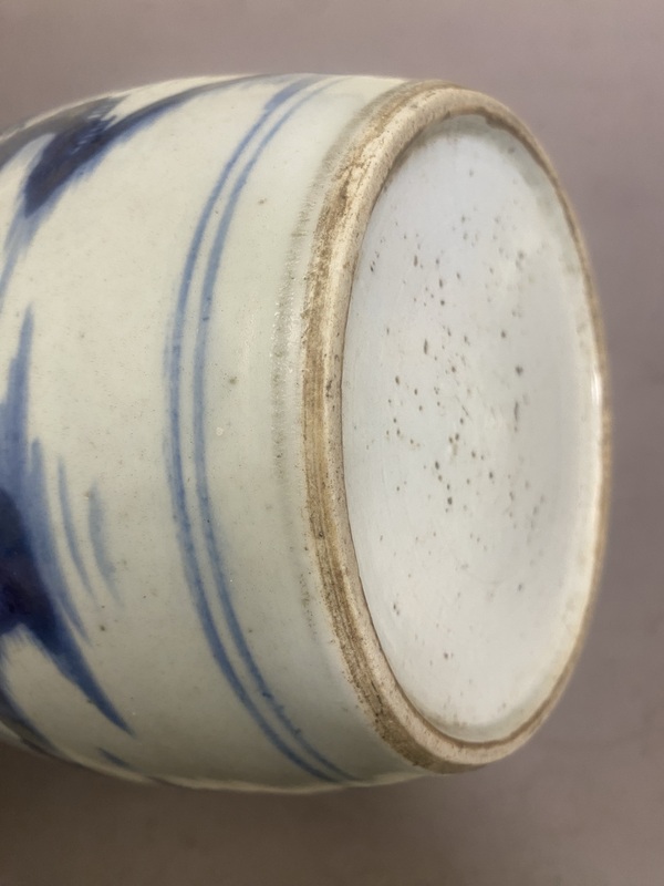 古玩陶瓷青花山水人物罐拍賣,當前價格1650元