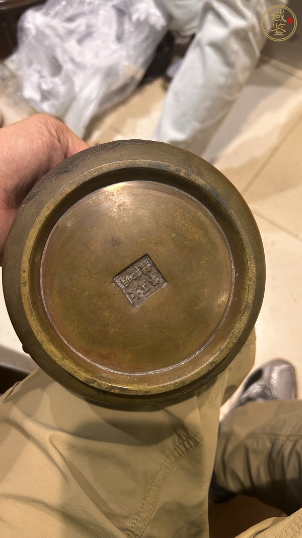 古玩銅器蚰龍耳爐真品鑒賞圖