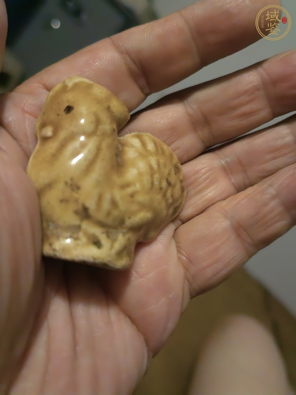 古玩陶瓷瓷塑公雞真品鑒賞圖
