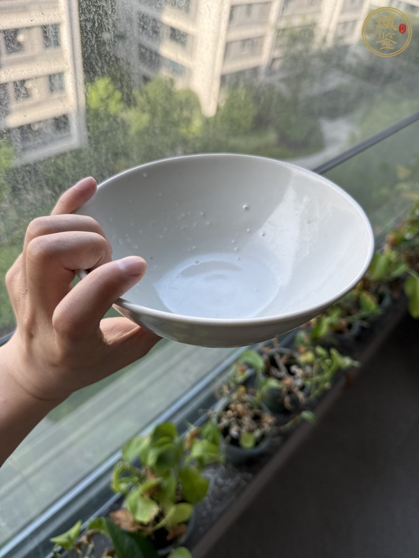 古玩陶瓷晚唐白釉大碗真品鑒賞圖