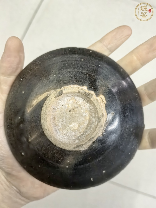古玩陶瓷金代耀州窯出筋葵口盞真品鑒賞圖