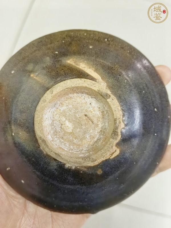 古玩陶瓷金代耀州窯出筋葵口盞真品鑒賞圖