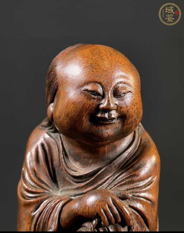 古玩雜項竹根雕人物擺件真品鑒賞圖