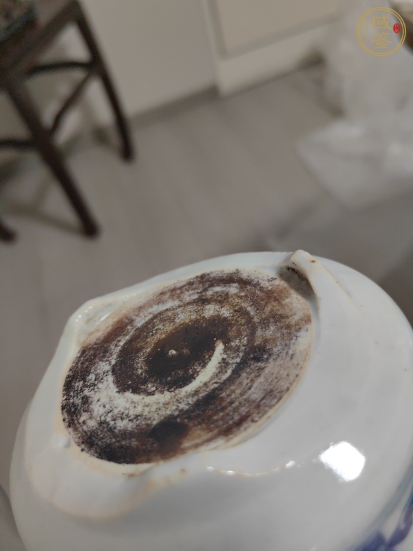 古玩陶瓷青花雙龍戲珠紋爐真品鑒賞圖