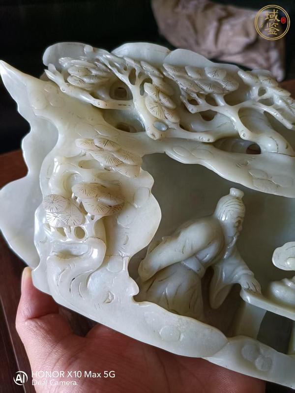 古玩玉器和田玉雕“人物故事”擺件真品鑒賞圖