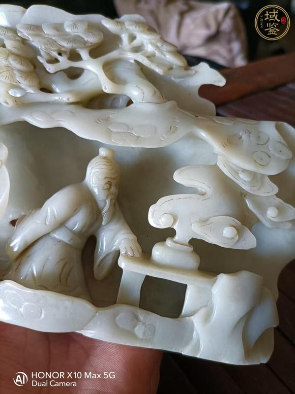 古玩玉器和田玉雕“人物故事”擺件真品鑒賞圖