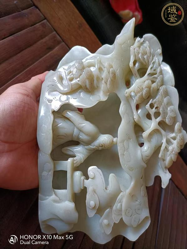 古玩玉器和田玉雕“人物故事”擺件真品鑒賞圖