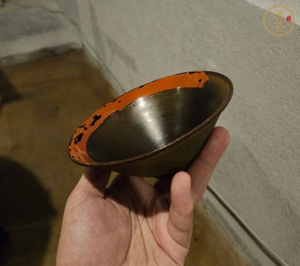 古玩陶瓷南宋建窯盞真品鑒賞圖