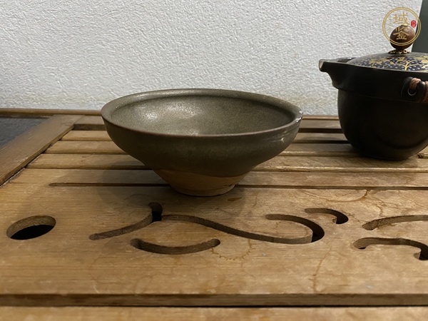 古玩宋元褐釉盞真品鑒賞圖