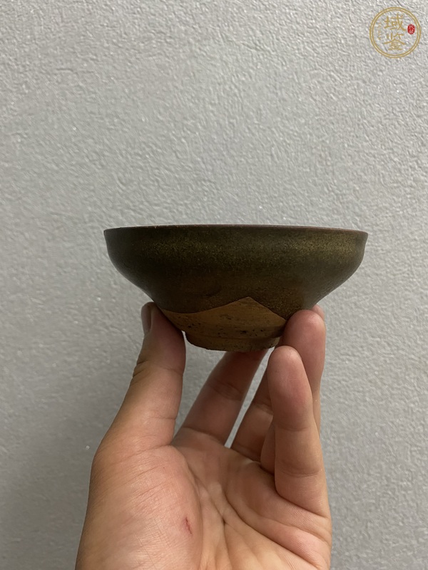 古玩陶瓷宋元褐釉盞真品鑒賞圖