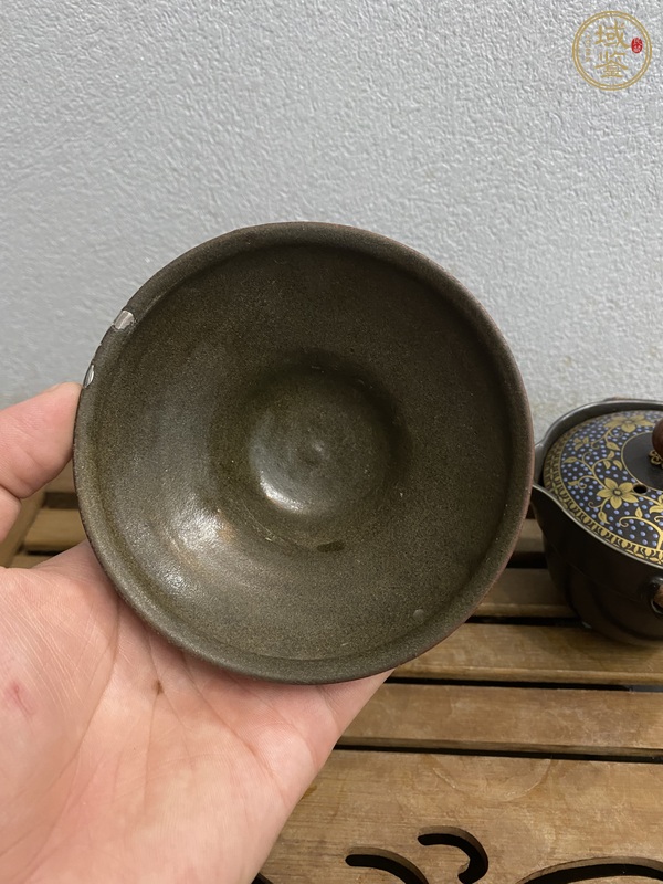 古玩陶瓷宋元褐釉盞真品鑒賞圖