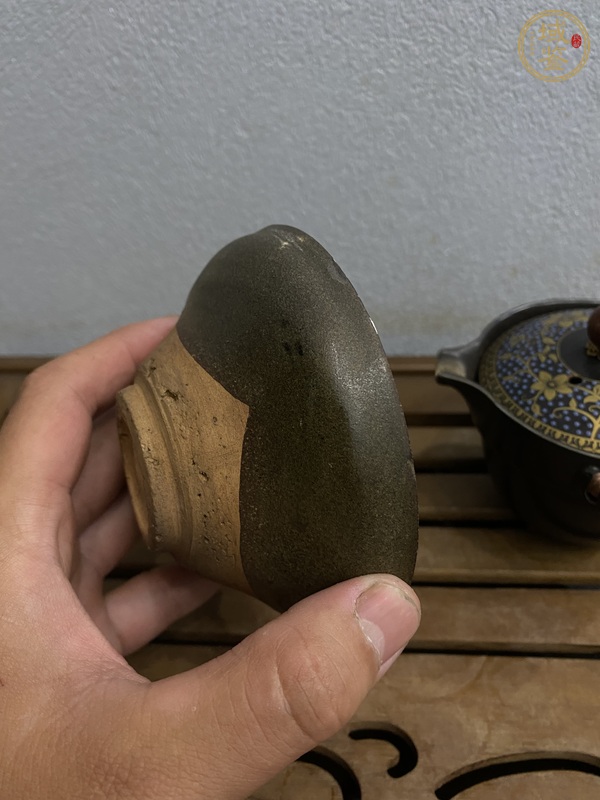 古玩陶瓷宋元褐釉盞真品鑒賞圖