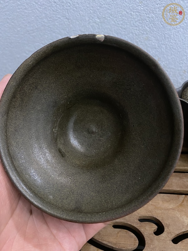 古玩陶瓷宋元褐釉盞真品鑒賞圖