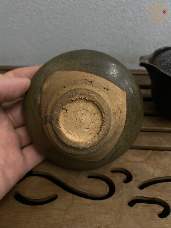 古玩陶瓷宋元褐釉盞真品鑒賞圖