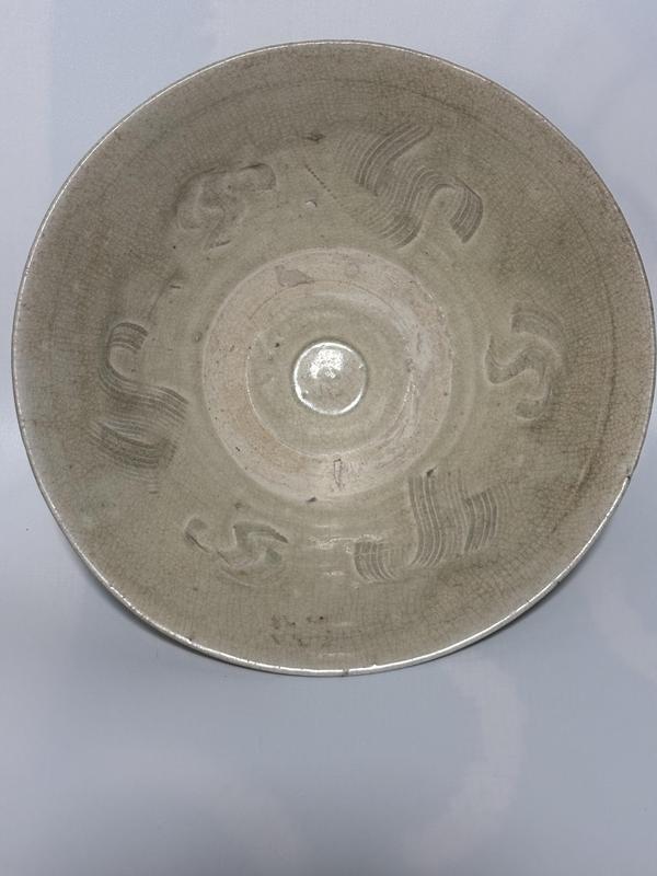 古玩陶瓷青白釉大碗拍賣，當前價格198元