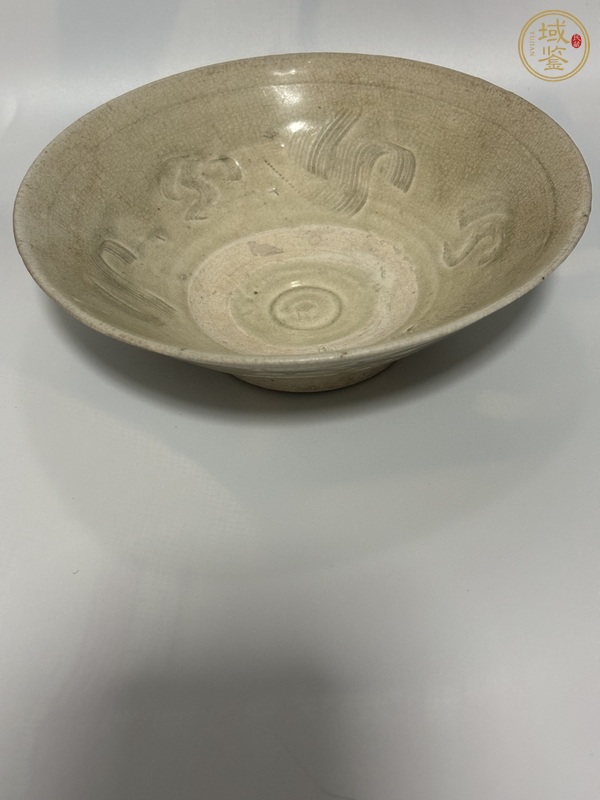 古玩陶瓷青白釉大碗 真品鑒賞圖