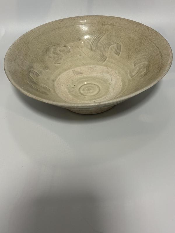古玩陶瓷青白釉大碗拍賣，當前價格198元