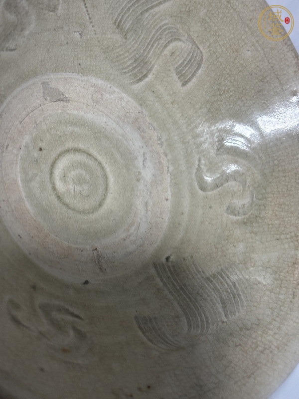 古玩陶瓷青白釉大碗 真品鑒賞圖
