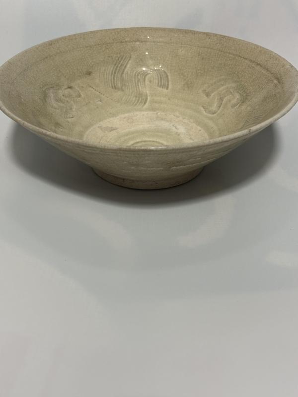 古玩陶瓷青白釉大碗拍賣，當前價格198元