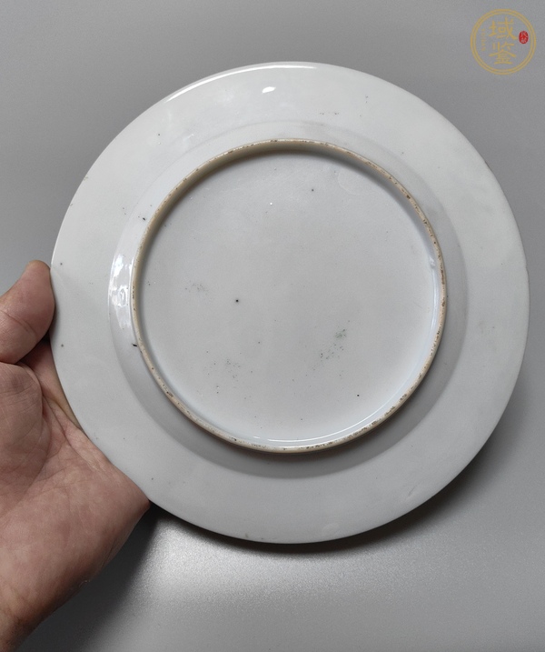 古玩陶瓷廣彩盤真品鑒賞圖