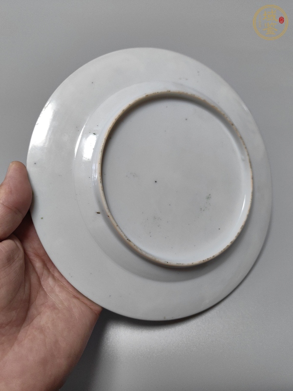 古玩陶瓷廣彩盤真品鑒賞圖