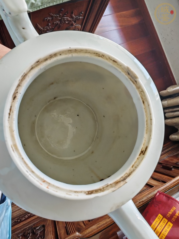 古玩陶瓷粉彩壽桃紋壺真品鑒賞圖
