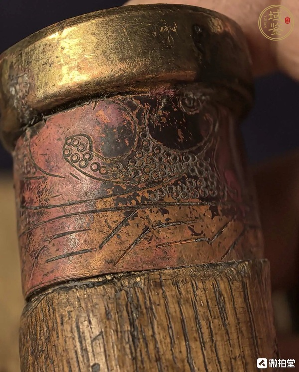 古玩銅器擦摸真品鑒賞圖