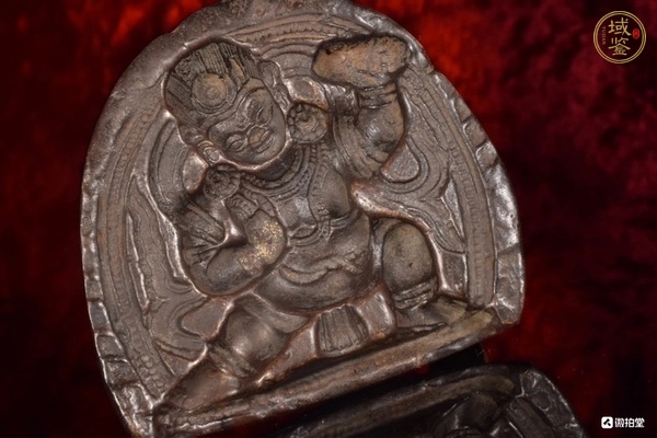古玩雜項金剛手擦模真品鑒賞圖