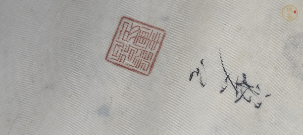 古玩字畫磐公雄鷹立軸真品鑒賞圖