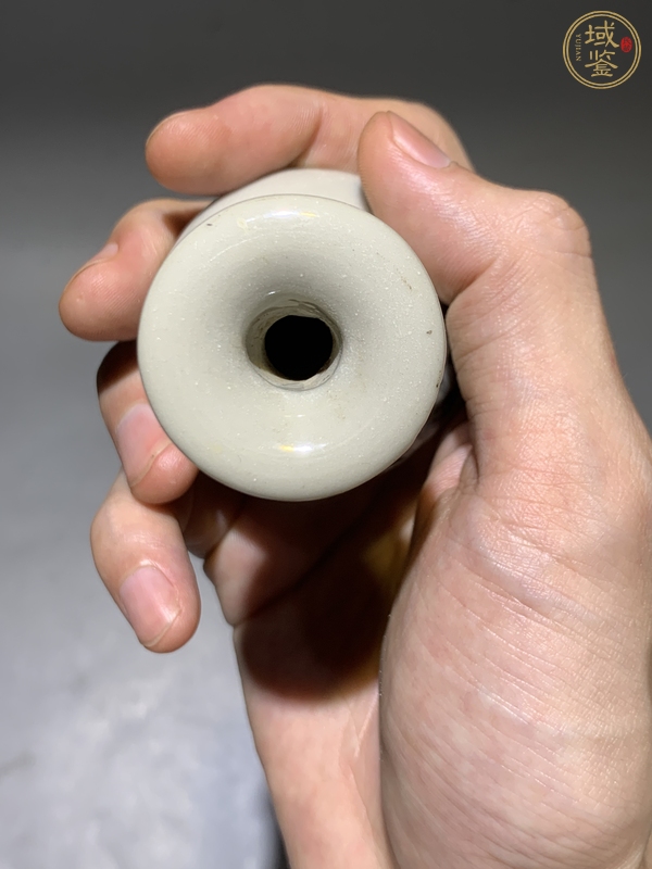 古玩陶瓷青花花卉紋玉壺春瓶真品鑒賞圖
