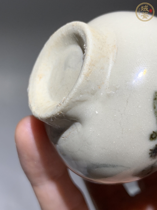 古玩陶瓷青花花卉紋玉壺春瓶真品鑒賞圖