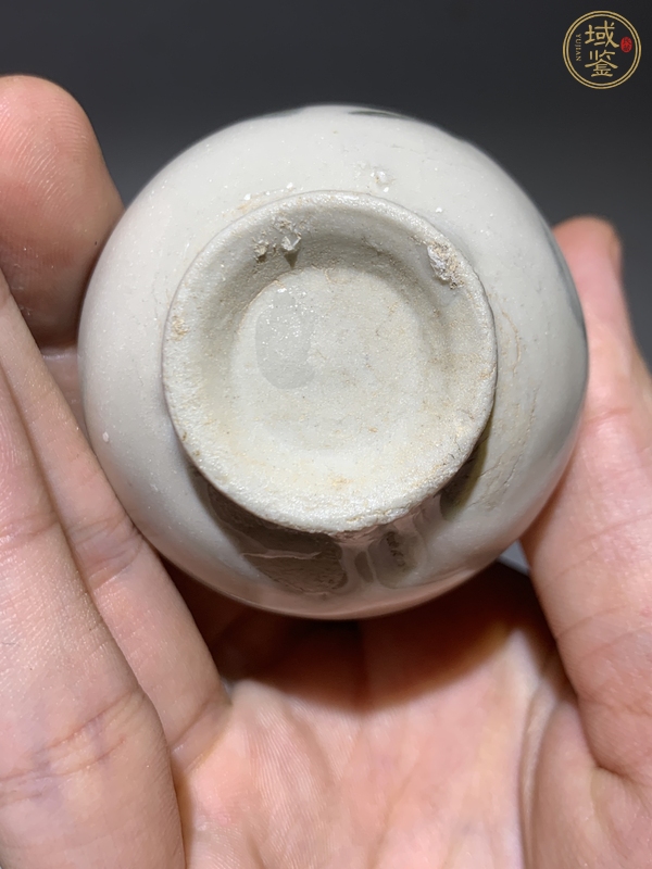古玩陶瓷青花花卉紋玉壺春瓶真品鑒賞圖