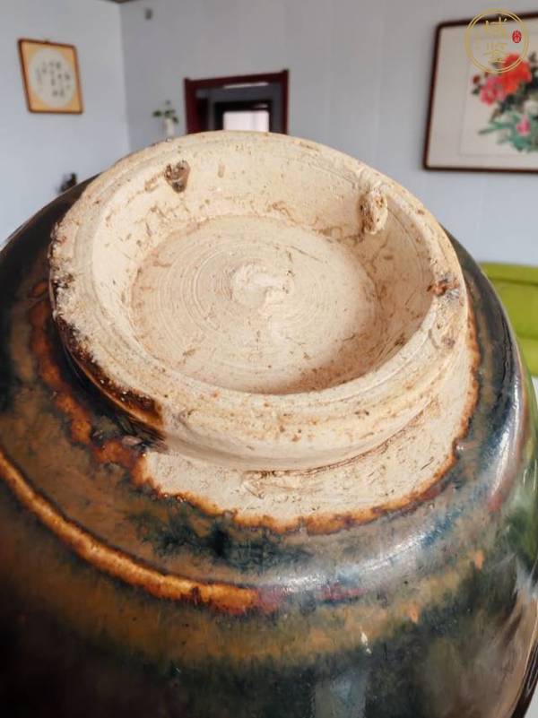 古玩清代磁州窯黑釉碗真品鑒賞圖
