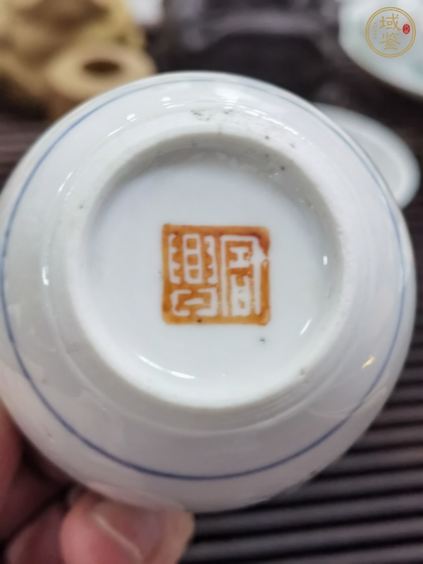 古玩陶瓷臥足杯真品鑒賞圖