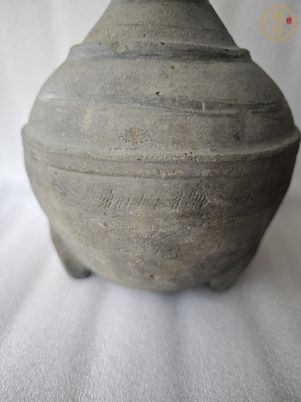 古玩陶瓷蒜頭瓶真品鑒賞圖