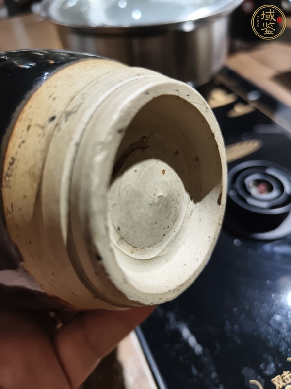 古玩陶瓷黑釉罐真品鑒賞圖