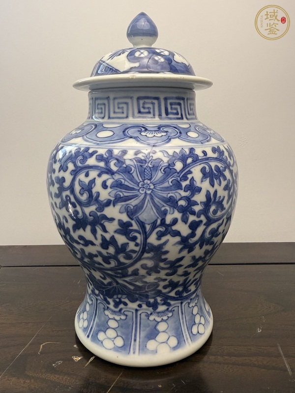 古玩青花將軍罐真品鑒賞圖