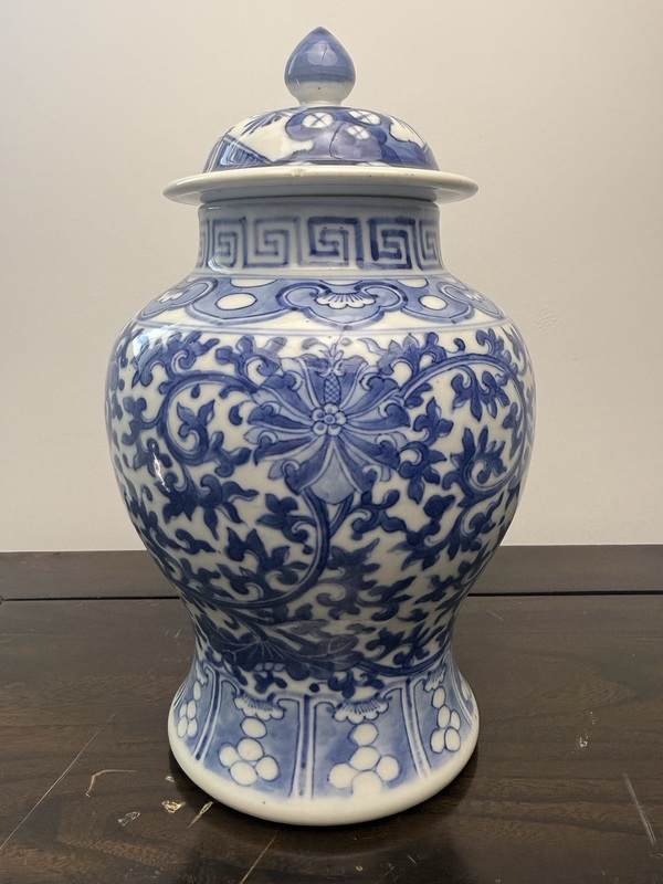 古玩轉(zhuǎn)賣青花將軍罐拍賣，當(dāng)前價(jià)格999元