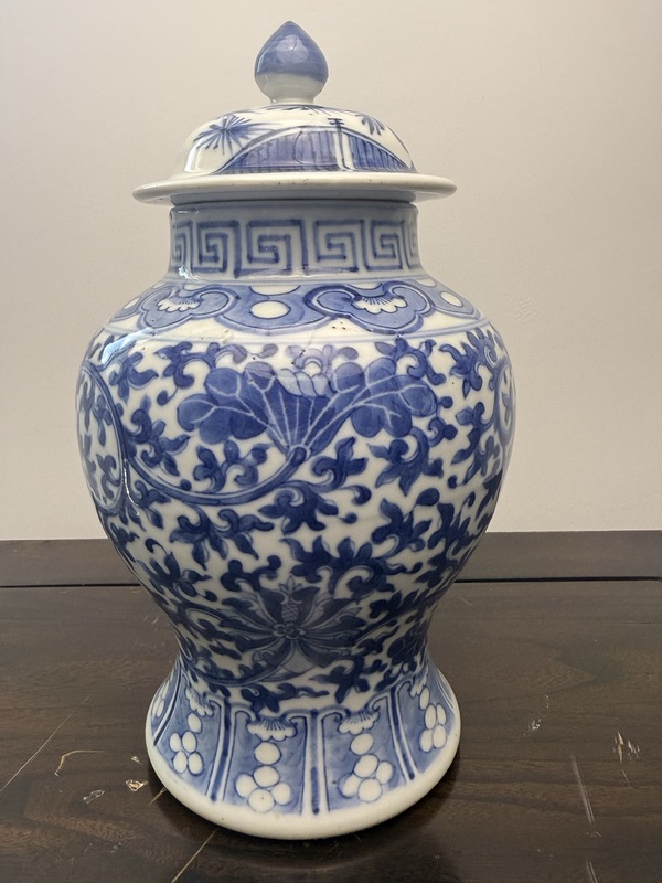 古玩陶瓷青花將軍罐拍賣，當前價格6800元