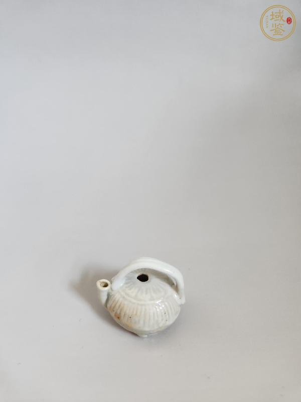 古玩陶瓷宋元·白釉硯滴 真品鑒賞圖