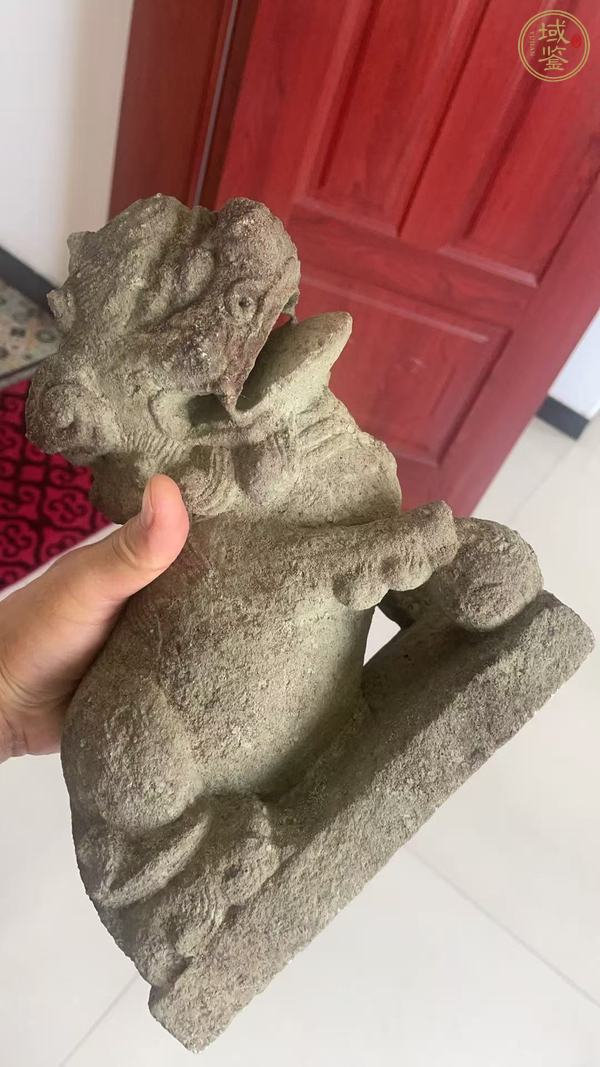 古玩雜項石獅子真品鑒賞圖