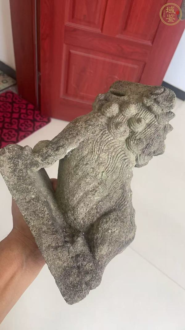古玩雜項石獅子真品鑒賞圖